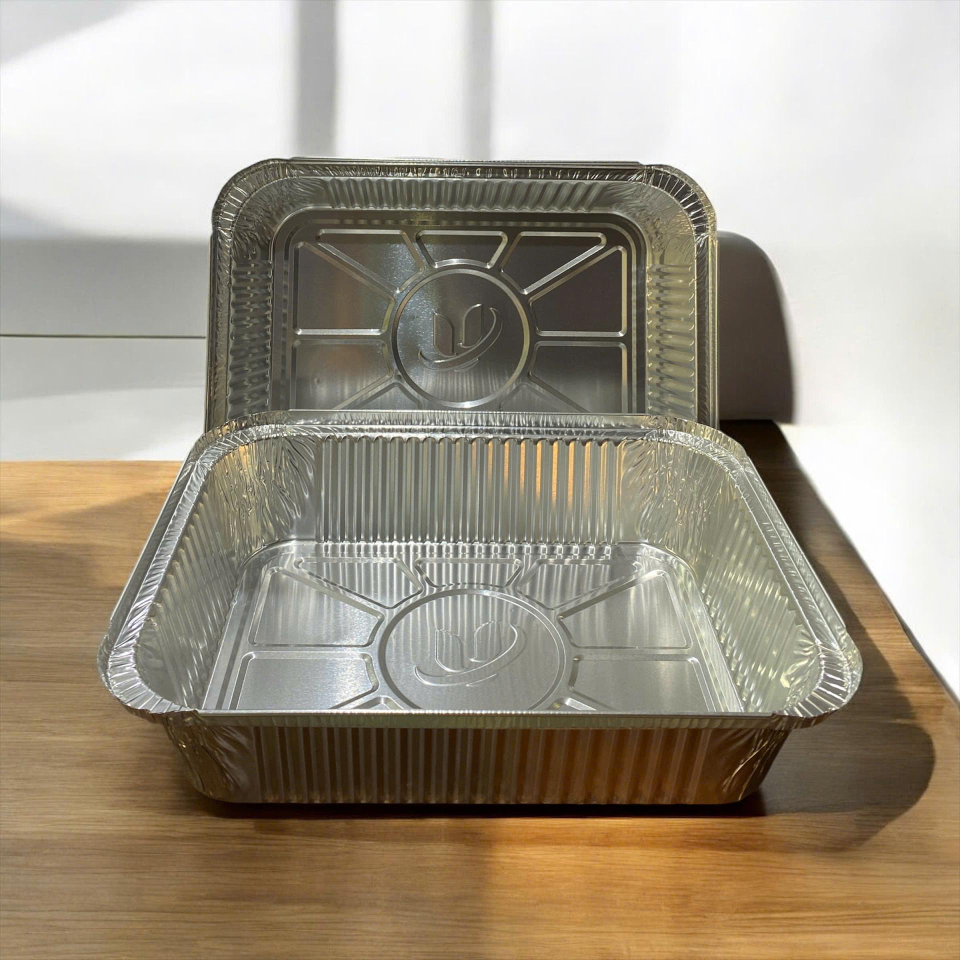 Disposable aluminium plate foil 2000ml
